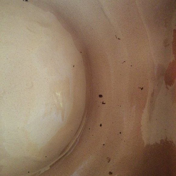 Vintage ceramic fruit stand fruit bowl with various of artificial fruits - Picture 9 of 9